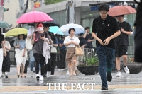  '아! 맞다 우산' 퇴근길 쏟아지는 폭우 [포토]