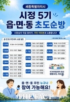  조상호 세종시장, 25개 읍면동 순회…'시민 목소리'로 시정 밑그림 그린다