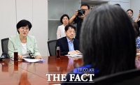  오픈소사이어티재단 회장 접견하는 원민경 성평등가족부 장관 [포토]