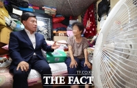  황인호 대전시 동구청장, 쪽방촌 찾아 폭염·폭우 대응 점검…