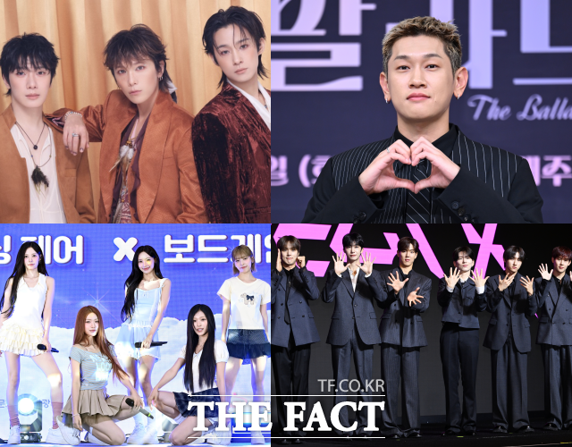 FT아일랜드, 크러쉬, 몬스타엑스, 리센느(왼쪽 위부터 시계방향)가 제22회 제천국제음악영화제 대표 공연 프로그램 '원 썸머 나잇 위드 케이팝 시즌 2'에 출격한다. /FNC엔터테인먼트, 더팩트 DB