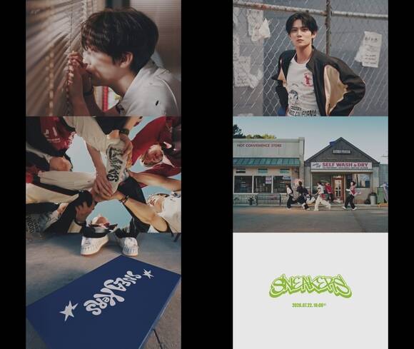 그룹 루네이트가 네 번째 미니앨범 'Off the Grid' 타이틀곡 'SNEAKERS'의 뮤직비디오 티저를 공개했다./판타지오