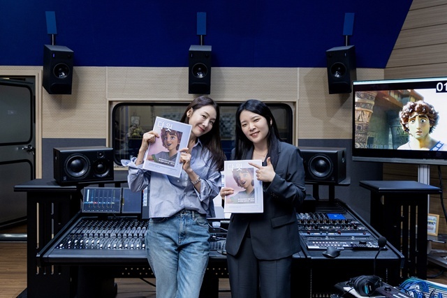배우 최지우(왼쪽)와 유진주 감독이 참여한 애니메이션 영화 '다윗'의 배리어프리버전이 오는 8월 베일을 벗는다. /배리어프리영화위원회
