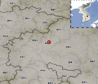  예천 북쪽 1㎞서 규모 2.6 지진 발생 