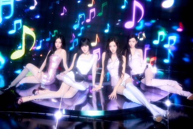 그룹 에스파가 일본 첫 미니앨범 KISS N TELL을 발매했다./SM엔터테인먼트