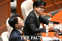  예결위서 만난 한동훈-이준석 '눈도 마주치지 않는 사이' [TF포착]