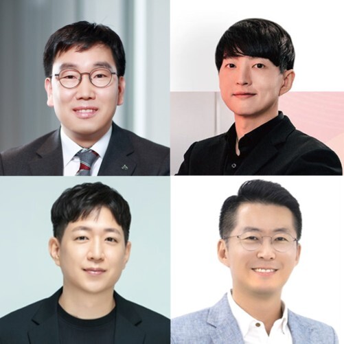 왼쪽 위부터 시계방향으로 이상목 아모레퍼시픽홀딩스 사장, 김병훈 에이피알 대표, 김성운 실리콘투 대표, 천주혁 구다이글로벌 대표. /아모레퍼시픽그룹·에이피알·구다이글로벌·실리콘투