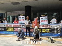  낙하물 위험 없는 찜통 밀폐공간…노동자들 
