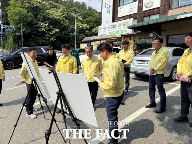 행안부, 기후에너지환경부, 경기도 등과 하천, 계곡 불법 시설물 점검하는 용인시 /용인시