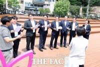  대전시 유성구의회 사회도시위원회, '윤슬거리' 현장 점검