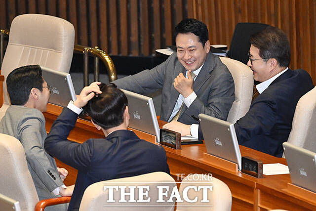 당내에서는 장 대표가 원내 대응과 장외 투쟁을 병행하며 지지층 결집을 이끌어낸 점이 특검법 처리 성과로 이어졌다는 평가가 나온다./남용희 기자