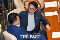  대화 나누는 송영길-김민석 [포토]