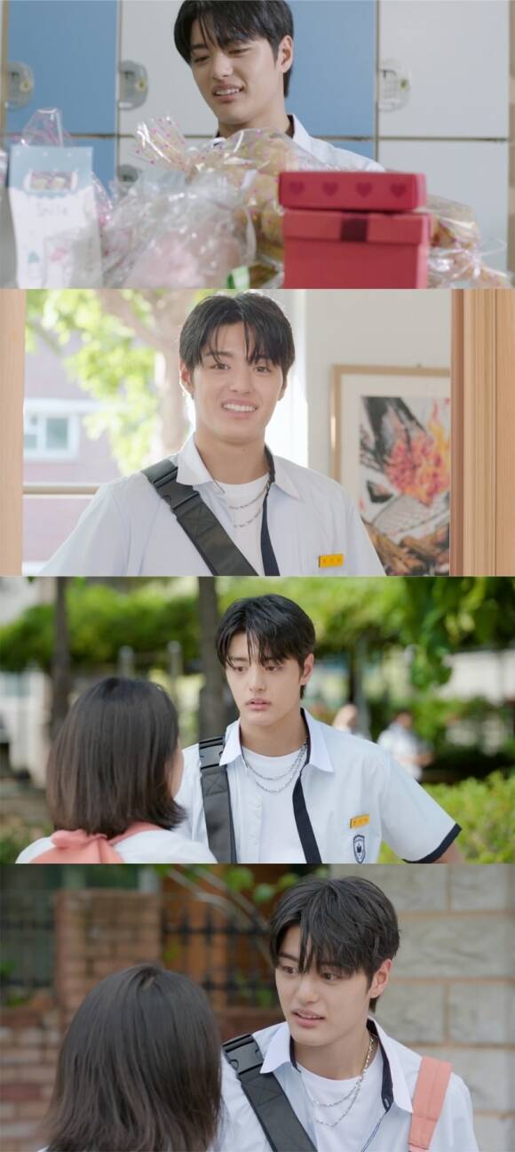 배우 박수오가 '사랑이 온다'에서 고등학생 한규서 역을 맡아 다채로운 매력을 발산하고 있다. /KBS2