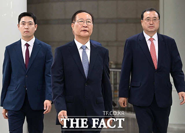 박성재 전 법무부 장관이 지난달 22일 오후 서울 서초구 서울중앙지방법원에서 열린 1심 선고 공판에 출석하고 있다. /서예원 기자(현장풀)