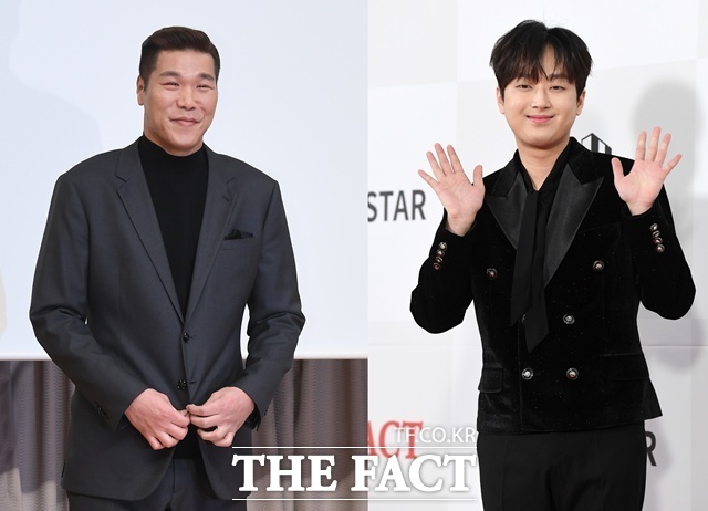 방송이 서장훈(왼쪽)과 트로트 가수 이찬원이 tvN STORY 새 예능프로그램 '상속전야(가제)'로 호흡을 맞춘다. /더팩트 DB