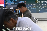  동반 하락 출발한 코스닥과 코스피 [포토]