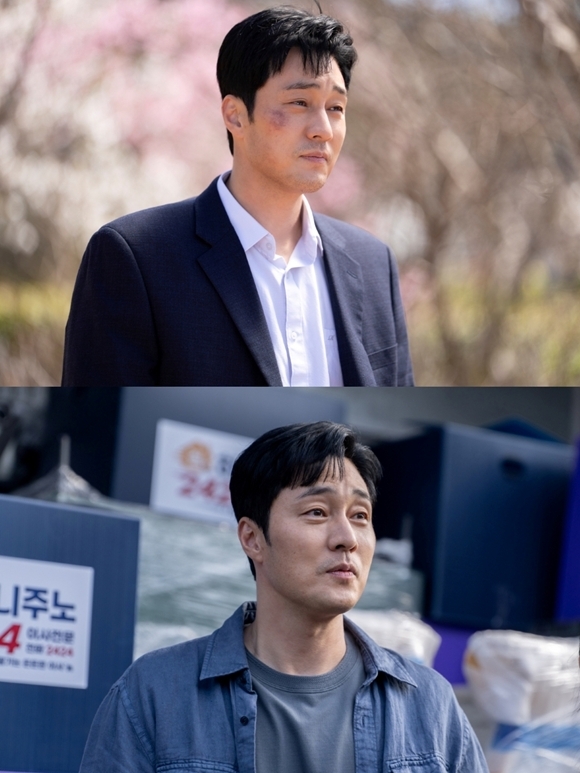소지섭은 '김부장'에서 남북파 공작원 출신의 김부장 역을 맡아 액션부터 브로맨스 케미, 진한 부성애까지 다양한 감정 연기를 보여주며 인생 캐릭터를 새롭게 썼다. /SBS