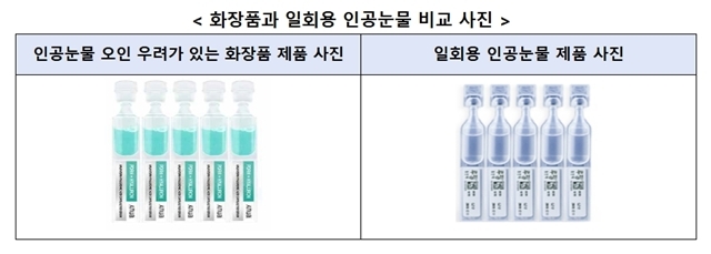 4일 한국소비자원에 따르면 지난 2021년 1월부터 지난 6월까지 소비자위해감시시스템(CISS)에 '타 제품군을 인공눈물로 오인해 안구에 넣은 사례'는 총 21건으로 집계되면서 소비자들의 주의가 요구되고 있다. /한국소비자원