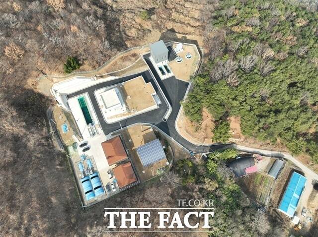 단성정수장 전경. /산청군