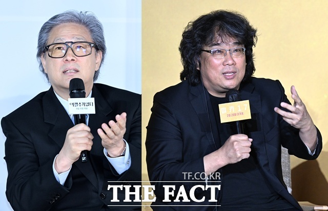 영화 감독 박찬욱(왼쪽)과 봉준호가 장항준의 초대로 제22회 제천국제음악영화제에 등장한다. /더팩트 DB