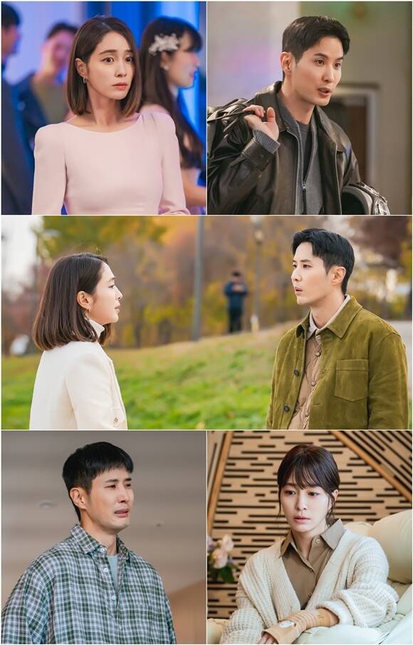 배우 이민정(맨 위 왼쪽)과 김지석이 출연하는 새 수목드라마 '그래, 이혼하자' 스틸이 공개됐다. /캔버스엔