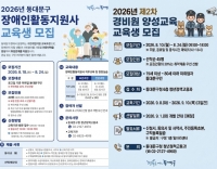  동대문구, 장애인활동지원사·경비원 취업교육…30% 취약계층 우선