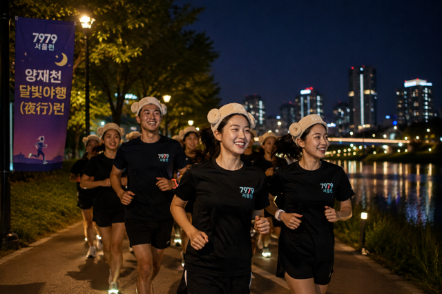 서울시가 야간관광 활성화를 위해 7979 서울 러닝크루와 함께하는 '야간 러닝 프로젝트'를 새롭게 선보인다. /서울시