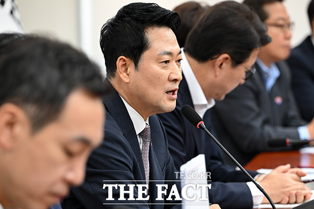 장동혁 국민의힘 대표가 10일 오전 서울 여의도 국회에서 열린 최고위원회의에서 모두발언을 하고 있다. /국회=남용희 기자