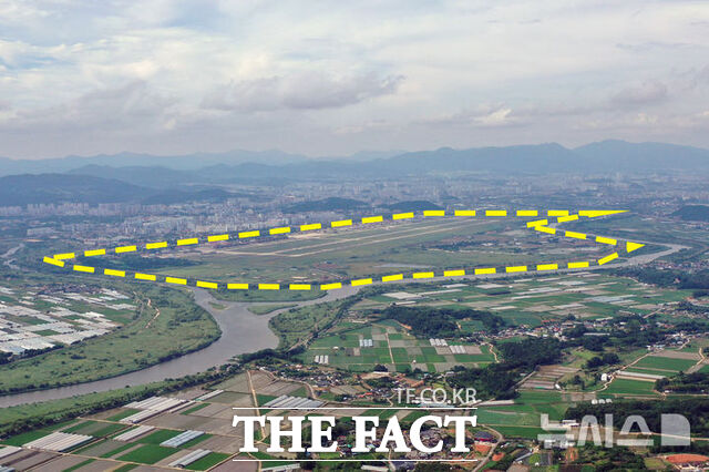 광주 광산구 광주공항 반도체 팹 후보지. /뉴시스