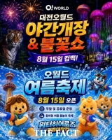  대전오월드, 여름축제 '오월드 워터 히어로즈' 야간 개장