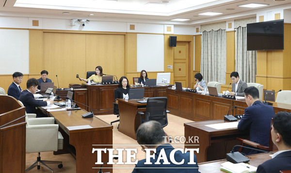 대전시의회 행정자치위원회가 13일 제298회 임시회 제1차 회의를 열고 대전광역시 행정기구 및 정원 조례 전부개정조례안을 원안 가결했다. /대전시의회
