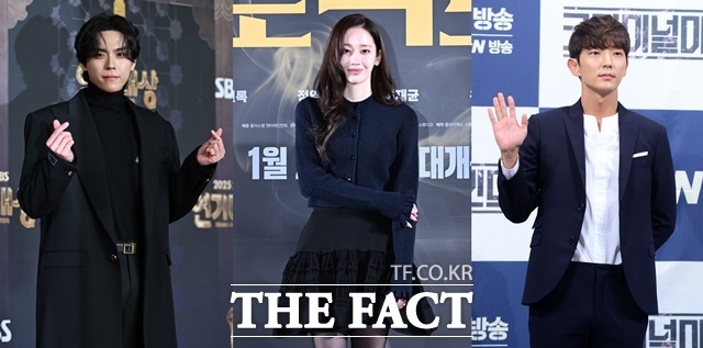 배우 김도훈 전종서 이준기(왼쪽부터)가 넷플릭스 새 영화 '도차비'로 호흡을 맞춘다. /더팩트 DB
