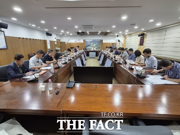 지난 13일 열린 제44회 금산세계인삼축제 추진 상황 보고회 모습. /금산군
