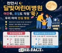  천안시, 달빛어린이병원 2곳 운영…소아 야간·휴일 진료 공백 해결