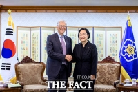  한성숙 총리, 소형모듈원전 협력 위해 방한한 빌 게이츠 면담 [TF사진관]
