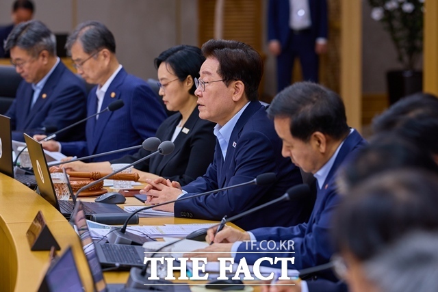 이재명 대통령은 18일 을지 국가안전보장회의(NSC) 전체회의를 주재했다. 이 대통령이 11일 정부세종청사에서 주재한 제35회 국무회의에서 발언하고 있다. /청와대