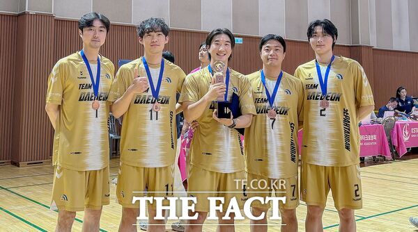 대덕구청 세팍타크로팀이 8월 12부터 16일까지 대전 한밭체육관에서 진행된 '2026 시·도대항 세팍타크로대회' 남자 일반부 쿼드(4인조) 종목에서 동메달을 수상했다. /대덕구