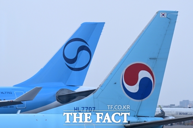국제 유가 상승으로 대한항공과 아시아나항공의 9월 국제선 유류할증료가 4개월 만에 인상된다. /이새롬 기자