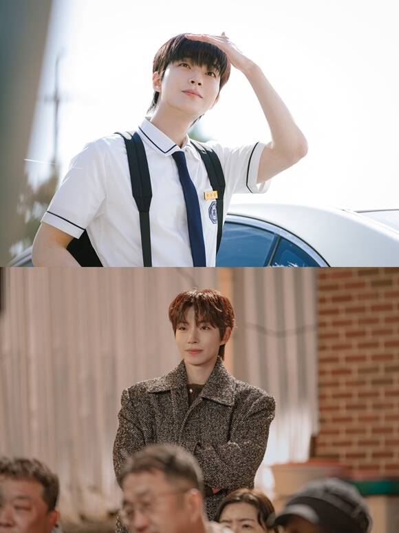 황인엽은 '그대에게 드림'에서 우수빈 역을 맡아 10대부터 30대까지 시간의 흐름을 섬세하게 쌓아 올렸다. /KT스튜디오지니
