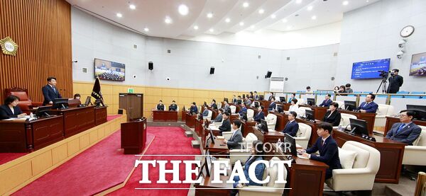 대전시 서구의회 본회의장 전경 /대전 서구의회