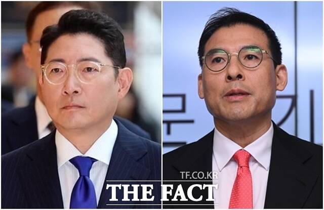 조현문 전 효성그룹 부사장을 강요미수 혐의로 고소한 조현준 효성그룹 회장이 21일 법정에 증인으로 출석한다. 효성그룹 경영권 분쟁으로 촉발된 이른바 '형제의 난' 이후 처음으로 형제가 법정에서 대면하게 됐다. /뉴시스·더팩트 DB