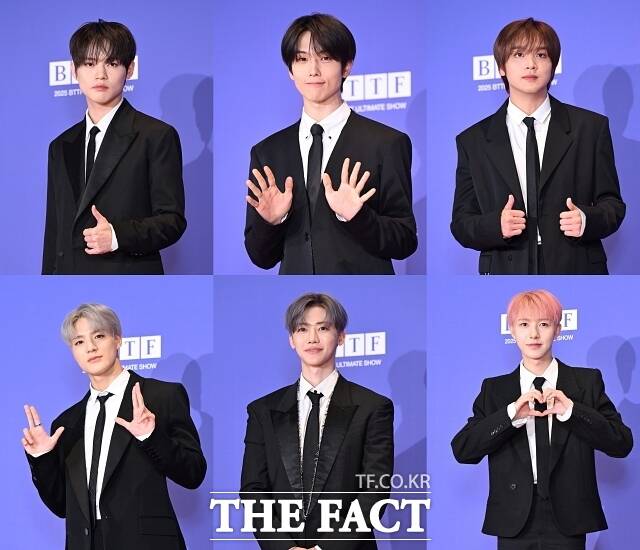 그룹 NCT DREAM의 천러 지성 해찬 런쥔 재민 제노(왼쪽 위부터 시계방향)가 현재 소속사 SM엔터테인먼트와 전원 재계약했다./더팩트DB