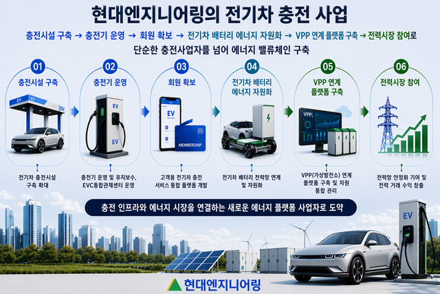 현대엔지니어링은 이사회를 열고 한국전기차충전서비스를 합병하는 안건을 결의했다고 20일 밝혔다. /현대엔지니어링