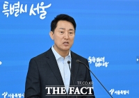 입장 밝히는 오세훈 서울시장 [포토]