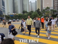  당진시, 기지초 앞 대각선 횡단보도 정식 운영