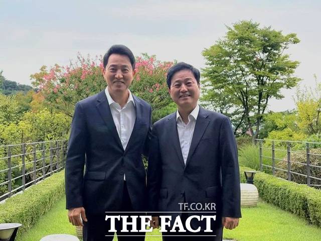 서울시는 22일 오 시장과 김 위원장의 오찬 간담회 이후 입장문을 통해