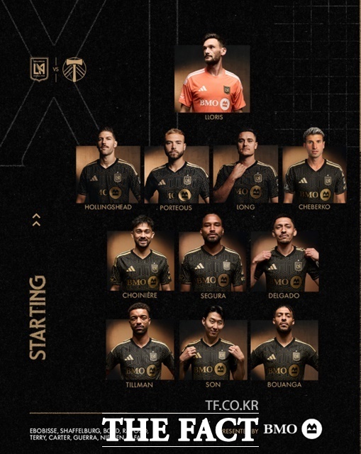 23일 포틀랜드전에 나선 LAFC의 스타팅11./LAFC