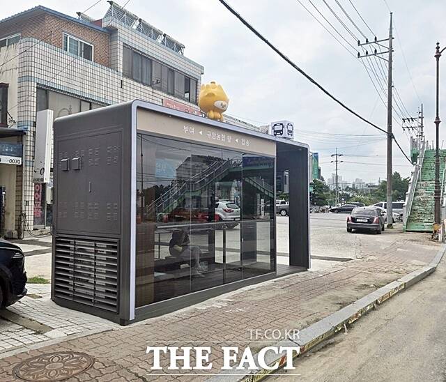 부여군이 11곳을 늘리는 스마트버스승강장 전경 /부여군
