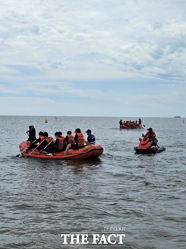 대전학생해양수련원에서 학생들을 대상으로 해양 체험을 진행하고 있다. /대전시교육청