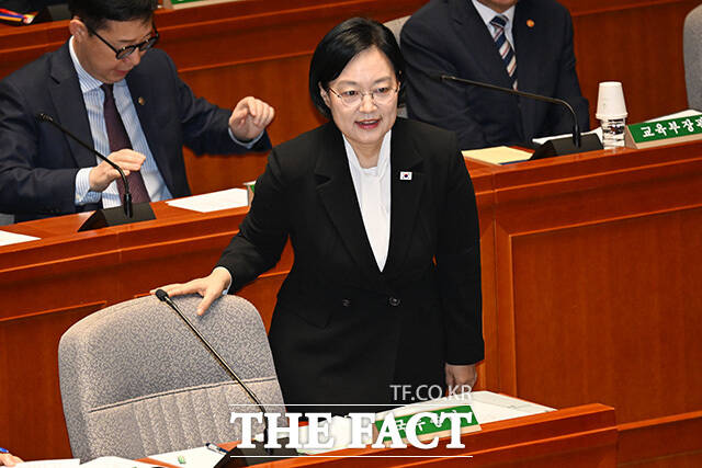 예산결산특별위원회 전체회의에 참석한 한성숙 국무총리.